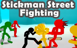 Stickman Street Fighting 3D Screenshot